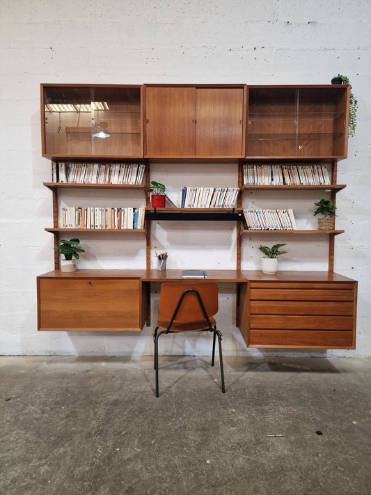 Bibliothèque bureau Poul Cadovius